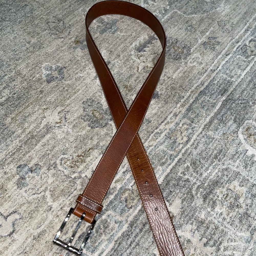 Martin Dangman genuine leather brown belt
